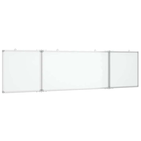 vidaXL Magnetisches Whiteboard Klappbar 200x50x1,7 cm Aluminium