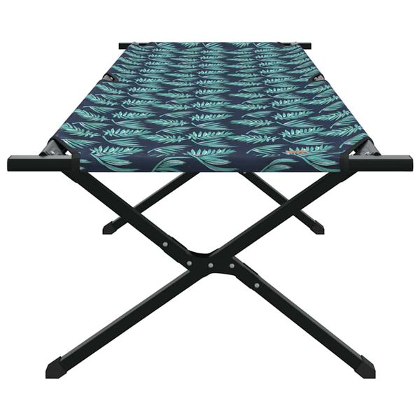 vidaXL Klapp Schlafbett f&uuml;rs Camping Blatt Wald 210 x 80 x 46 cm