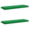 vidaXL Bankkissen SOEST 2 stk. 100 % Polyester Gr&uuml;n 150 x 50 x 8 cm