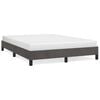 vidaXL Bettgestell ohne Matratze Dunkelgrau 140x200 cm Samt