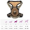 vidaXL Hundegeschirr mit Leine & Halsband Verstellbar Braun M