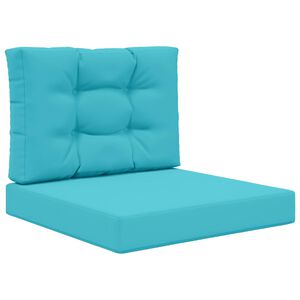 vidaXL Sofakissen f&uuml;r drau&szlig;en Polyester T&uuml;rkis 60 x 60 cm