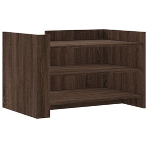 vidaXL Couchtisch Braun Eichen-Optik 80x50x50 cm Holzwerkstoff