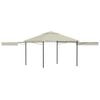 vidaXL Pavillon mit Doppelt Erweiterten D&auml;chern 3x3x2,75 cm 180 g/m&sup2;