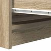 vidaXL Sideboard Sonoma-Eiche 80x35x99 cm Holzwerkstoff