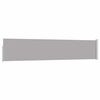 vidaXL Ausziehbare Seitenmarkise 100&times;500 cm Grau