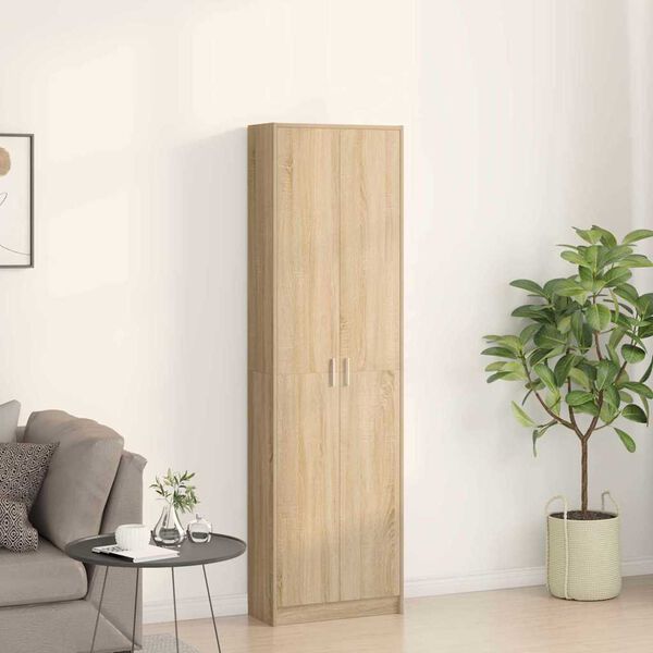 vidaXL Kleiderschrank Sonoma-Eiche 55 x 25 x 189 cm Holzwerkstoff