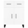 vidaXL Highboard Wei&szlig; 69,5x34x180 cm Holzwerkstoff