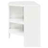 vidaXL EckTVSchrank Hochglanz Wei&szlig; 102 x 40,5 x 45 cm Holzwerkstoff