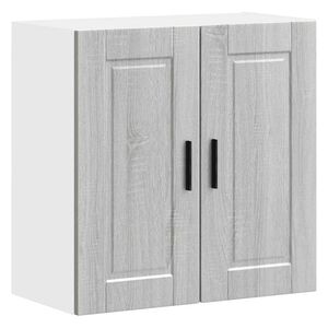 vidaXL K&uuml;chen-H&auml;ngeschrank Porto Grau Sonoma Holzwerkstoff