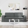 vidaXL Sofa 180cm Dunkelgrau Metall