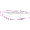 vidaXL Boxspringbett ohne Matratze Hellgrau 140x210 cm Samt