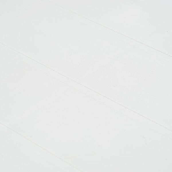 vidaXL Gartentisch Weiß 150x90x72 cm Kunststoff Rattan-Optik