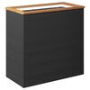 vidaXL Pflanzk&uuml;bel Schwarz 80x40x80 cm Poly Rattan