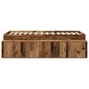 vidaXL Bettrahmen mit Speicher Artisan-Eiche 70 x 190 cm Holzwerkstoff