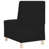 vidaXL | Modulares Armfreies Sofa | Schwarz 55 x 74 x 82 cm Kunstleder
