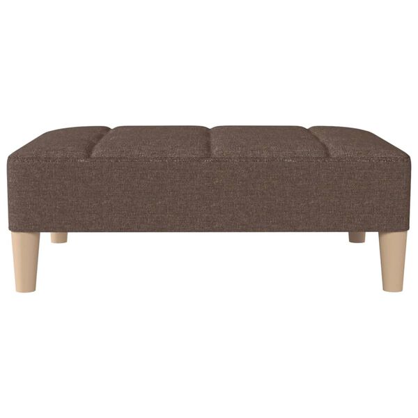 vidaXL Fu&szlig;hocker Taupe 78x56x32 cm Stoff