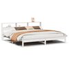 vidaXL Massivholzbett ohne Matratze Wei&szlig; 180x200 cm Kiefernholz