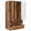 vidaXL Schrank mit Schubladen Altholz 79,5 x 49 x 156 cm Holzwerkstoff