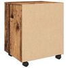 vidaXL Mobiler Aktenschrank mit Rollen Altholz 45x38x54 cm