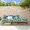 vidaXL 3-tlg. Garten-Lounge-Set Kiefernholz Impr&auml;gniert