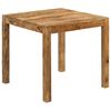 vidaXL Esstisch Massivholz Mango 82x80x76 cm