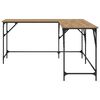 vidaXL Schreibtisch Artisan-Eiche 149 x 149 x 75 cm Holzwerkstoff