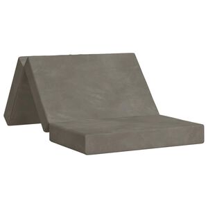 vidaXL Klappsofa Bett 100 x 67 x 45 cm Hellgrau