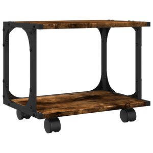 vidaXL Druckerst&auml;nder 2 Ablagen R&auml;uchereiche 41x28x33,5 cm