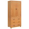 vidaXL Aufbewahrungsm&ouml;bel-Set mit T&uuml;r 2 Stk. Braun 80 x 50 x 180 cm