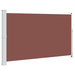 vidaXL Seitenmarkise Ausziehbar 180x314 cm Braun