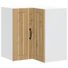 vidaXL K&uuml;chen-Eckh&auml;ngeschrank Lucca Artisan-Eiche Holzwerkstoff