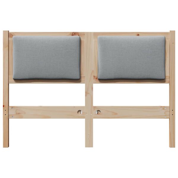 vidaXL Kopfteil Sonstiges Braun 135 cm Massivholz Kiefer