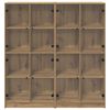 vidaXL Highboard 2 pcs Artisan-Eiche 68 x 37 x 142 cm Holzwerkstoff