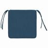 vidaXL Sitzkissen 4 pcs Blau 40 x 40 x 3 cm Stoff
