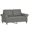 vidaXL 2-Sitzer-Sofa Dunkelgrau 120 cm Stoff