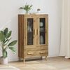 vidaXL Highboard Artisan-Eiche 70 x 31 x 115 cm Holzwerkstoff