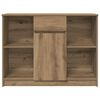 vidaXL Sideboard mit Schublade Artisan-Eiche 101x35x76cm Holzwerkstoff