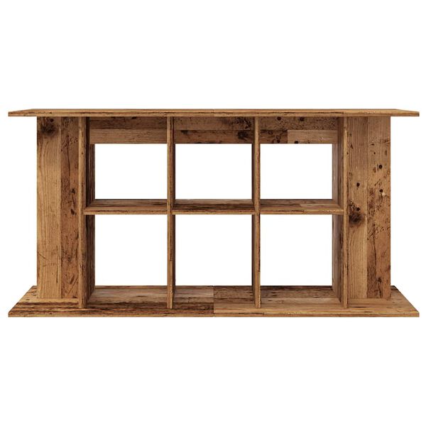 vidaXL Aquariumst&auml;nder Altholz-Optik 120x40x60 cm Holzwerkstoff