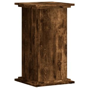 vidaXL Pflanzenst&auml;nder R&auml;uchereiche 33x33x60 cm Holzwerkstoff