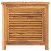 vidaXL Gartenbox mit Beutel 60x50x58 cm Massivholz Teak