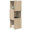 vidaXL Eckschrank Sonoma-Eiche 30,5x30x95cm Holzwerkstoff