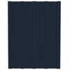 vidaXL Dachpaneel 12 pcs Anthrazit 60 x 45 cm Verzinkter Stahl