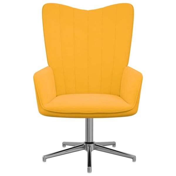 vidaXL Relaxsessel Senfgelb Samt