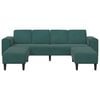 vidaXL Wohnzimmer Couch 3 pcs Dunkelgr&uuml;n