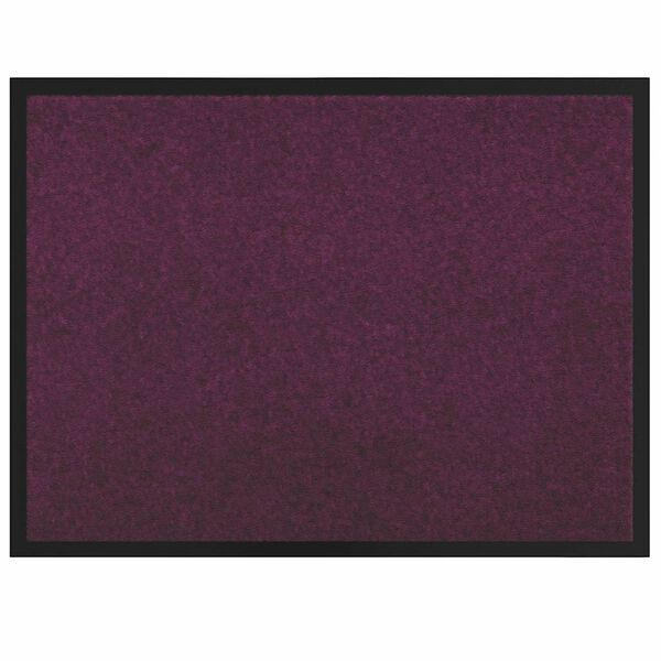 vidaXL Fußmatte Bordeaux 80 x 60 x 1,2 cm Teddystoff
