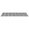 vidaXL Treppe Tritt Rechtwinklig 4 pcs Silber 70 x 40 cm Aluminium