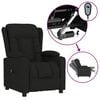 vidaXL Relaxsessel Elektrisch Schwarz Stoff