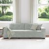 vidaXL 3-Sitzer-Sofa Hellgrau 180 cm Samt