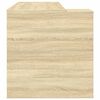 vidaXL Schreibtisch Sonoma-Eiche 123,5x73,5x75 cm Holzwerkstoff